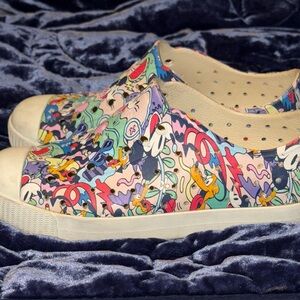 Native Disney Youth Kids' Colorful Graphic Slip-On Shoes